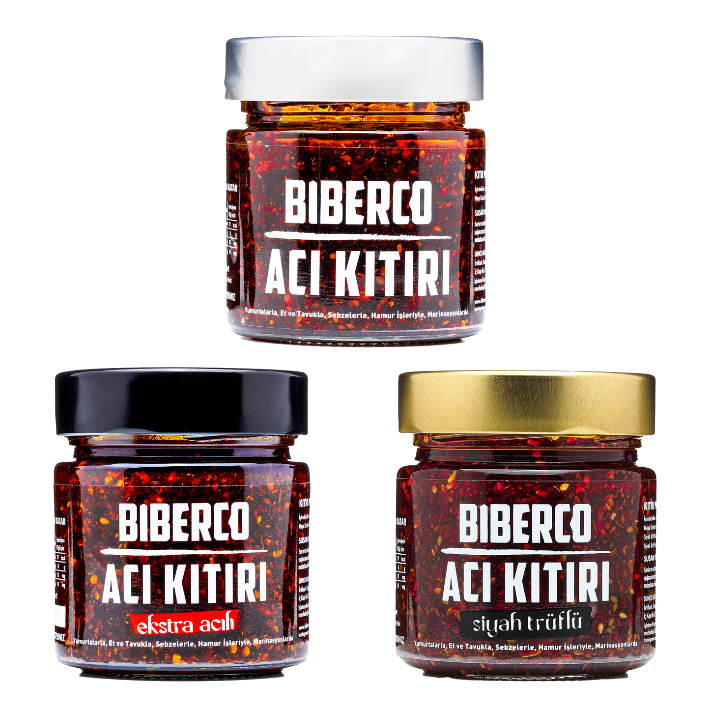 Orijinal + Ekstra Acılı + Siyah Trüflü Acı Kıtırı
